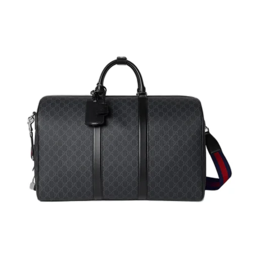 Gg Black Large Duffle Bag