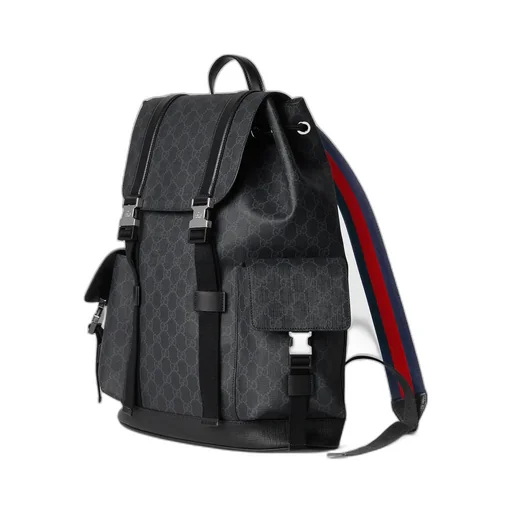 Gg Black Large Backpack