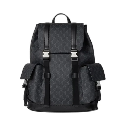 Gg Black Large Backpack