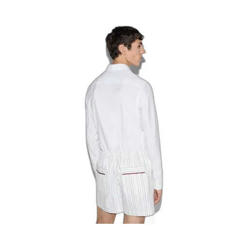 Cotton Poplin Shirt With Web