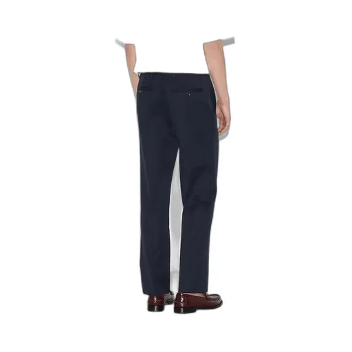 Double Cotton Twill Pant With Web