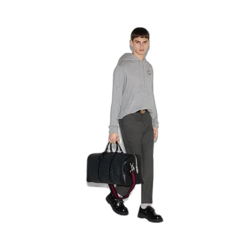 Gg Black Medium Duffle Bag