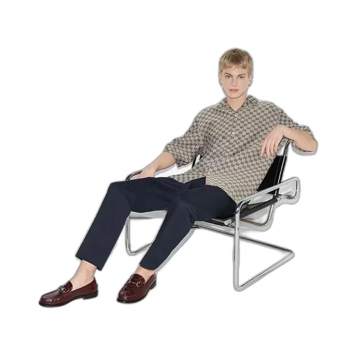 Double Cotton Twill Pant With Web