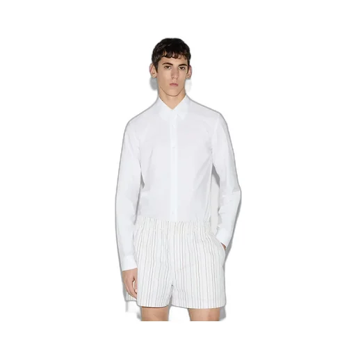 Cotton Poplin Shirt With Web