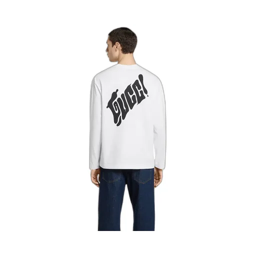 Cotton Jersey T-Shirt With Gucci Logo