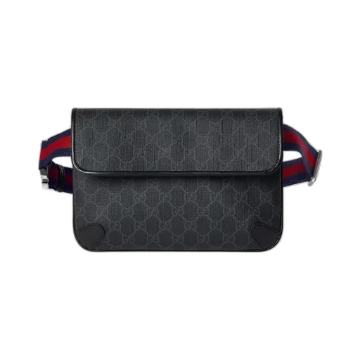 Gg Black Small Belt Bag