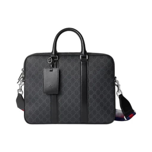 Gg Black Medium Briefcase