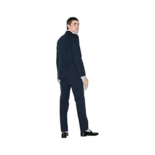 Embossed Cotton Twill Trouser