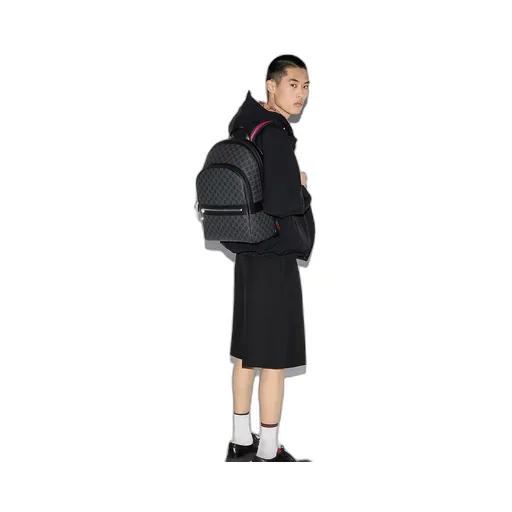Gg Black Medium Backpack