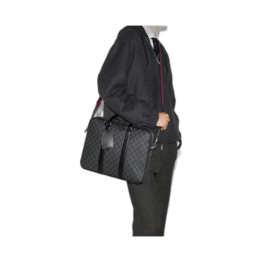 Gg Black Medium Briefcase