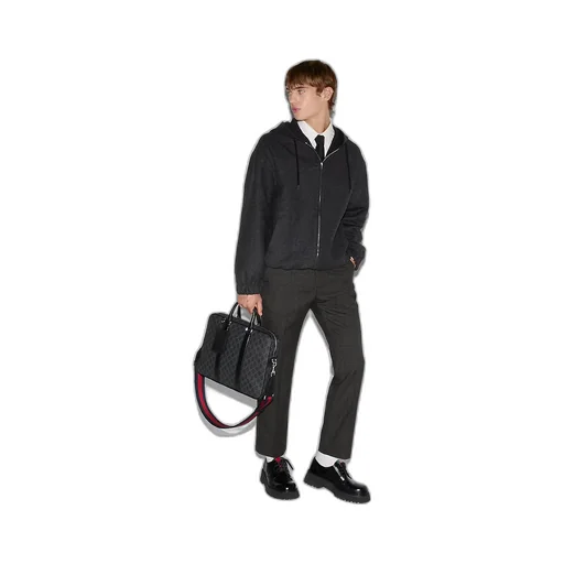 Gg Black Medium Briefcase