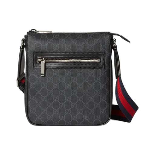 Gg Black Small Messenger Bag