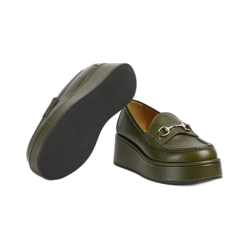 Horsebit Wedge Loafer