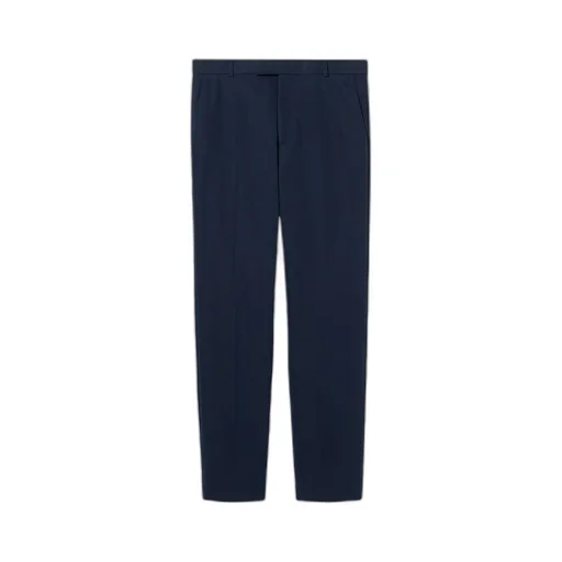 Embossed Cotton Twill Trouser