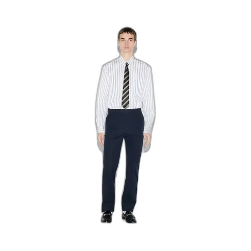 Embossed Cotton Twill Trouser