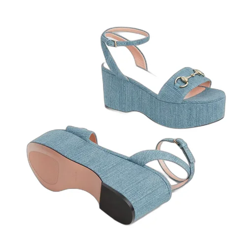 Horsebit Flatform Sandal
