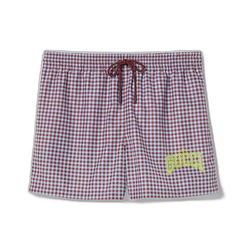 Printed Poplin Tech Swim Shorts