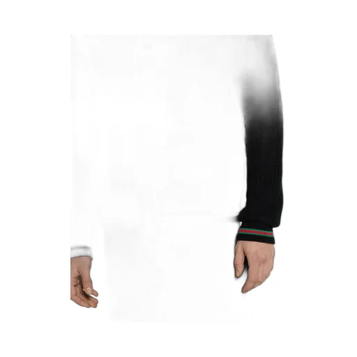 Cotton Knit Cardigan With Web