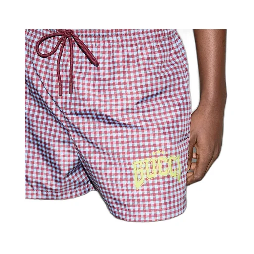 Printed Poplin Tech Swim Shorts