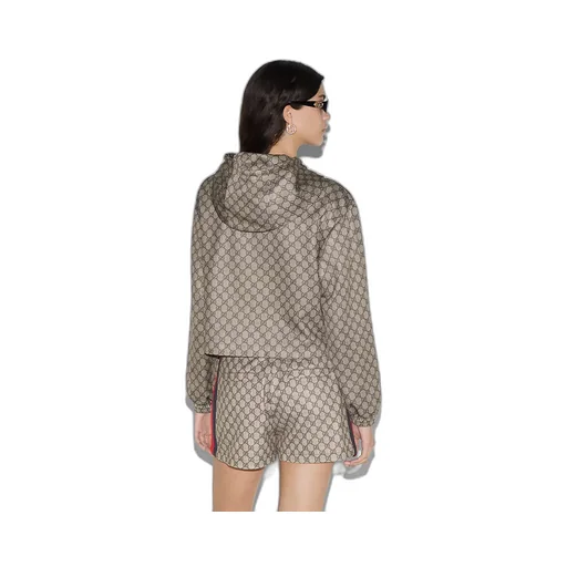 Gg Technical Jersey Zip Jacket