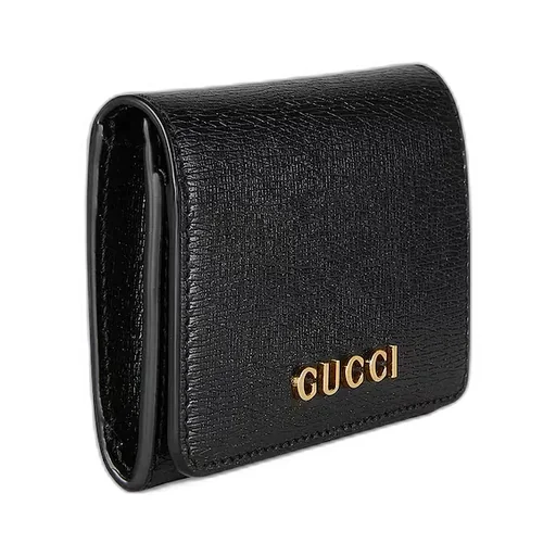 Card Case With Gucci Script