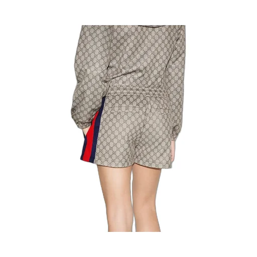Gg Technical Jersey Shorts With Web