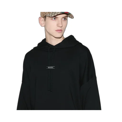 Cotton Jersey Hooded Sweatshirt