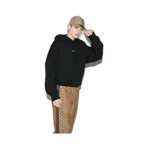 Cotton Jersey Hooded Sweatshirt