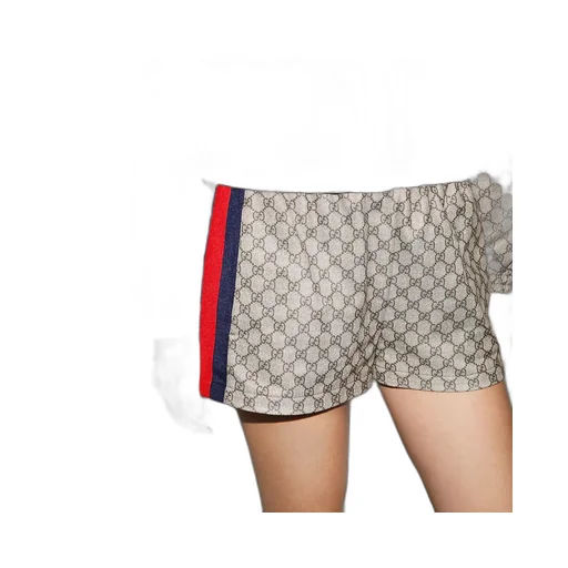 Gg Technical Jersey Shorts With Web
