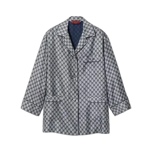 Gg Silk Twill Shirt