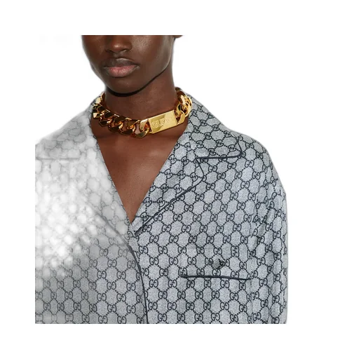 Gg Silk Twill Shirt