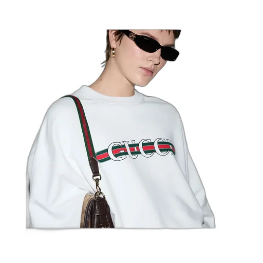 Printed Cotton Jersey Sweatshirt