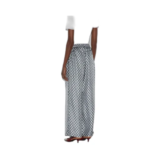 Gg Silk Twill Pants