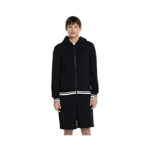 Technical Jersey Hooded Zip Jacket