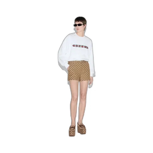 Printed Cotton Jersey Sweatshirt