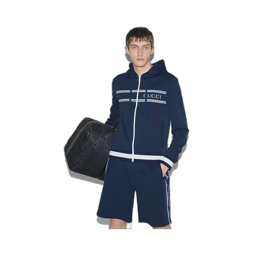 Technical Jersey Hooded Sweatshirt
