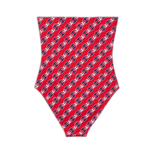 Printed Stretch Jersey Swimsuit