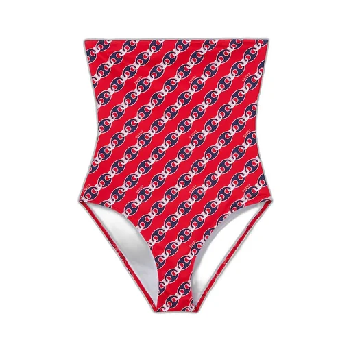 Printed Stretch Jersey Swimsuit
