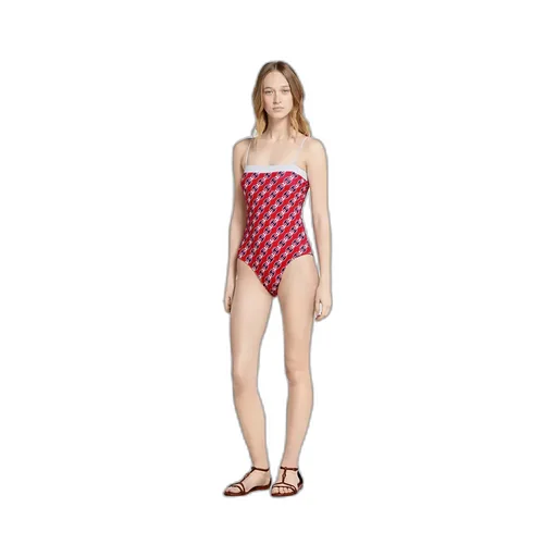 Printed Stretch Jersey Swimsuit