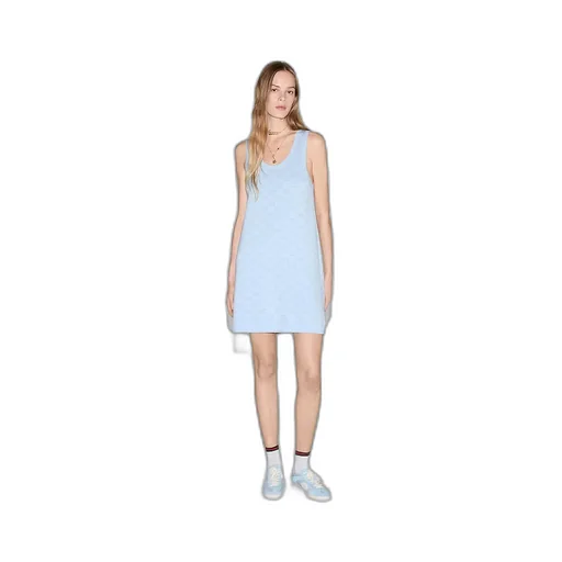 Gg Cotton Jacquard Mini Dress