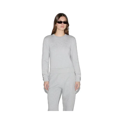 Cotton Jersey Embossed Sweatshirt
