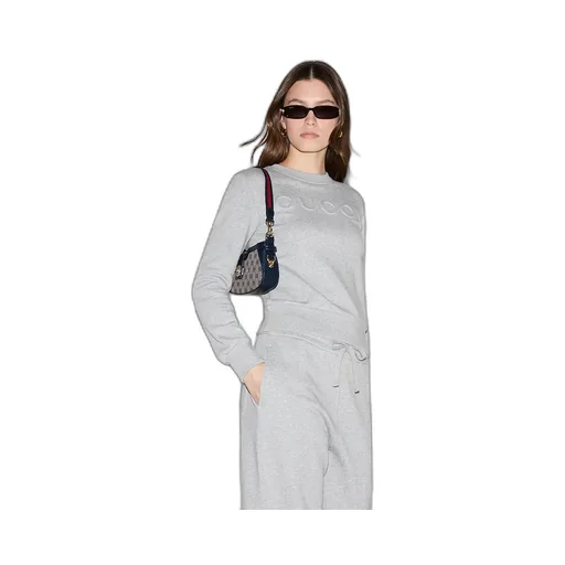 Cotton Jersey Embossed Sweatshirt