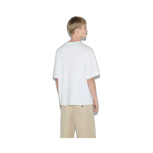 Cotton Jersey T-Shirt With Print