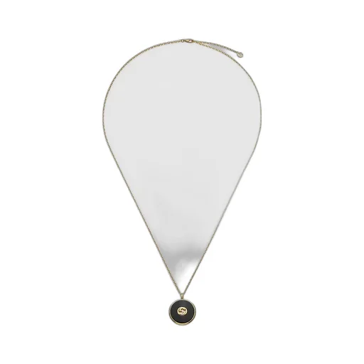 Gucci Interlocking 18K Long Chain Necklace
