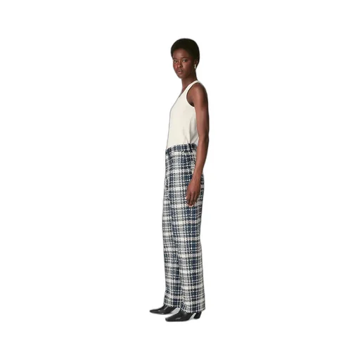 Mini Intreccio Leather Pants