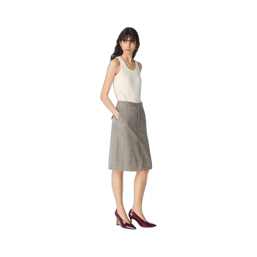 Viscose And Silk Skirt
