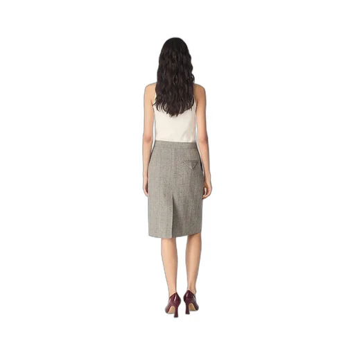 Viscose And Silk Skirt