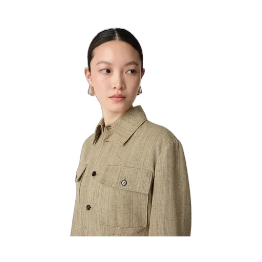Viscose Silk Shirt Jacket