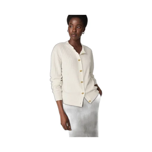 Wool Rib Cardigan