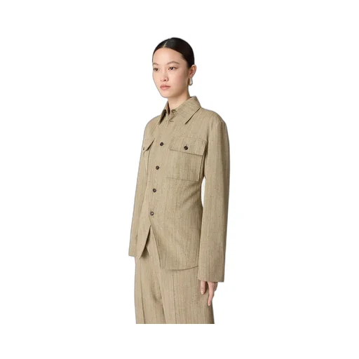 Viscose Silk Shirt Jacket